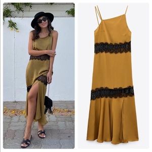 Zara midi lace dress